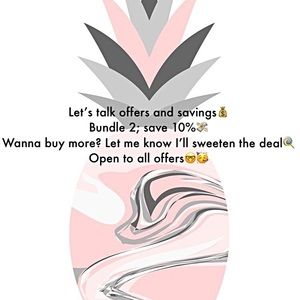 Let’s talk offers 🥰😍